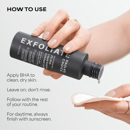 Paula's Choice Salicylic Acid Exfoliant – Wind-Down Bathroom Vanity Essential for a Calming Clear-Skin Routine