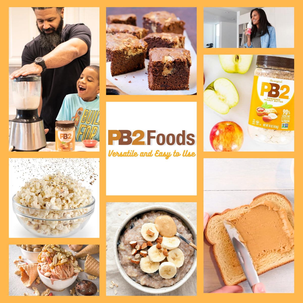 PB2 Powdered Chocolate Peanut Butter with Cocoa – Holiday Gift Jar for the Plant-Based Home Cook