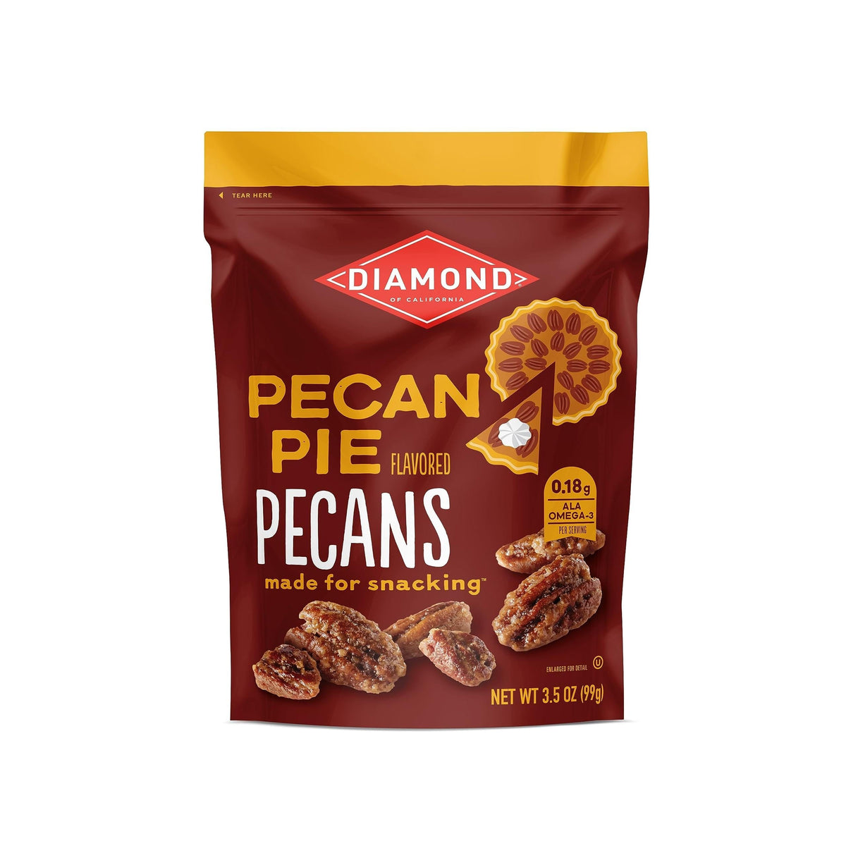 pecan pie glaze made with cane sugar, tapioca syrup, dark brown sugar, and natural vanilla