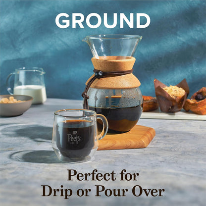 Peet's Coffee Off the Grid Medium Roast – Calming Drip Coffee Ritual with Milk Chocolate and Almond Butter Notes