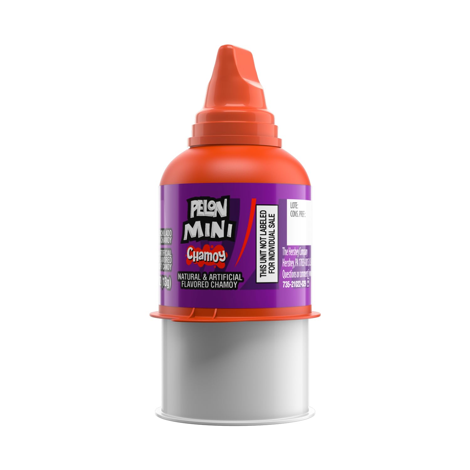 Pelon Pelo Rico Mini Squeeze Candy – Travel-Friendly Snack for Beach Days and Park Outings, Mess-Free 0.45 oz Bottles, Pack of 18