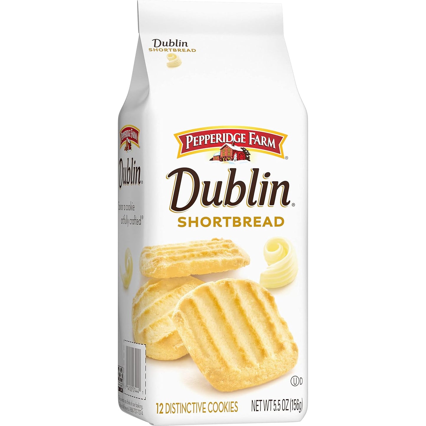 Pepperidge Farm Dublin Shortbread Cookies – Self-Care Treat for Quiet Mornings, Buttery Shortbread with a Hint of Milk