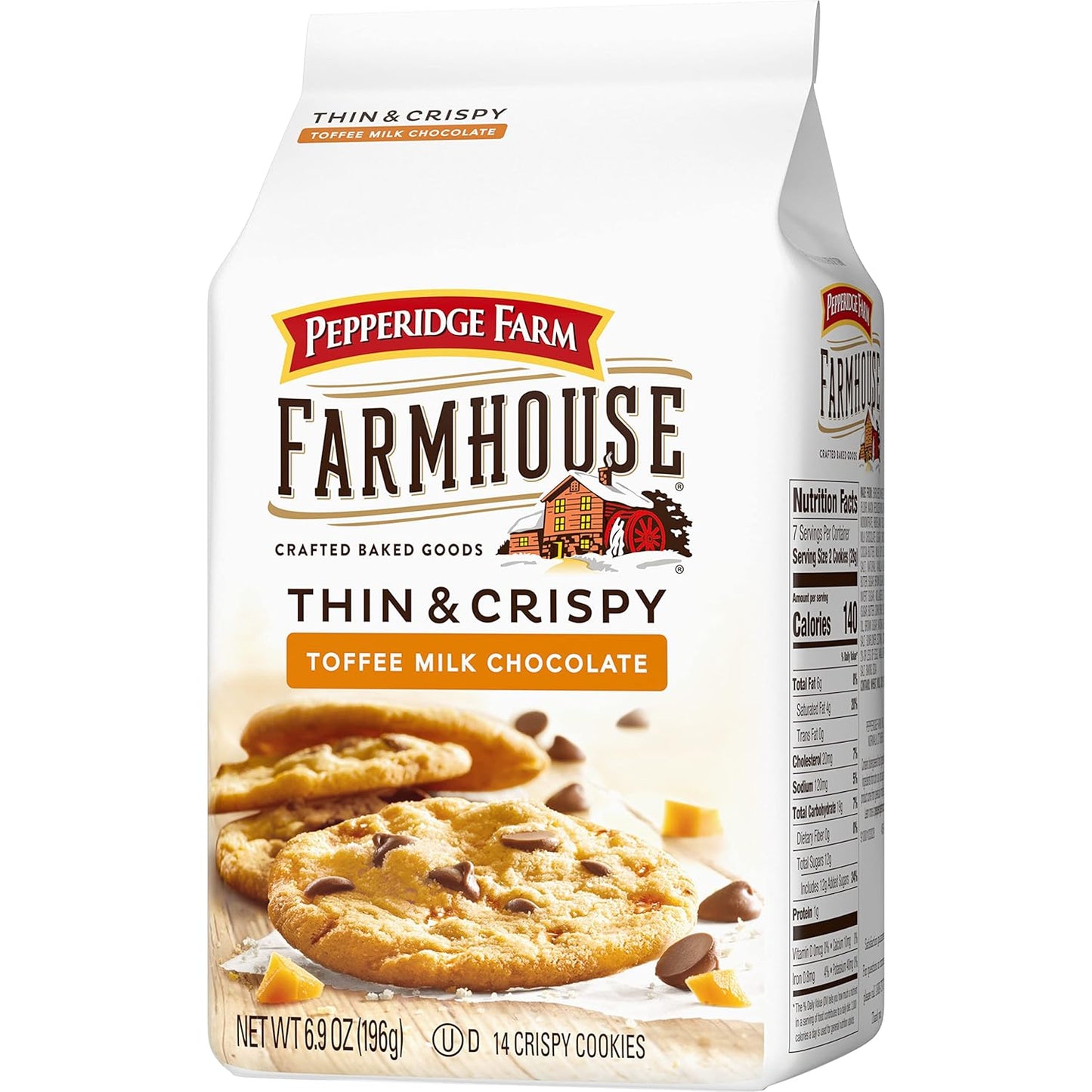 Pepperidge Farm Farmhouse Thin & Crispy Cookies – Mindful Sweet Craving Fix, Made with Real Butter and Vanilla