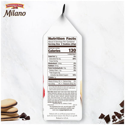 Pepperidge Farm Milano Cookies – Premium Gourmet Dessert Cookies for Elevated Home Entertaining, 6 oz Bag