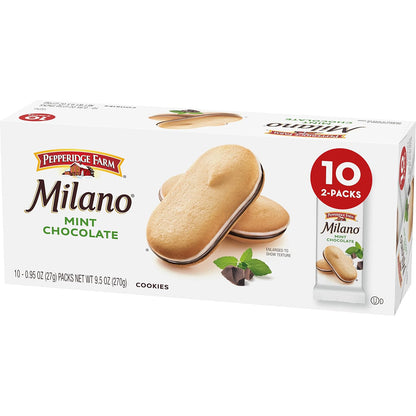 Pepperidge Farm Milano Dark Chocolate Cookies – Romantic Valentine's Day Treat for Her, Shareable Office or Date Night Dessert