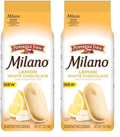 Pepperidge Farm Milano White Chocolate Lemon Cookies – Heritage-Quality Indulgence for the Refined Sweet Tooth
