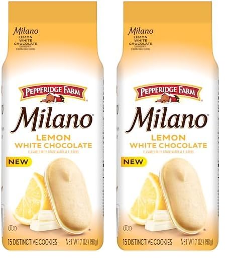 Pepperidge Farm Milano White Chocolate Lemon Cookies – Heritage-Quality Indulgence for the Refined Sweet Tooth