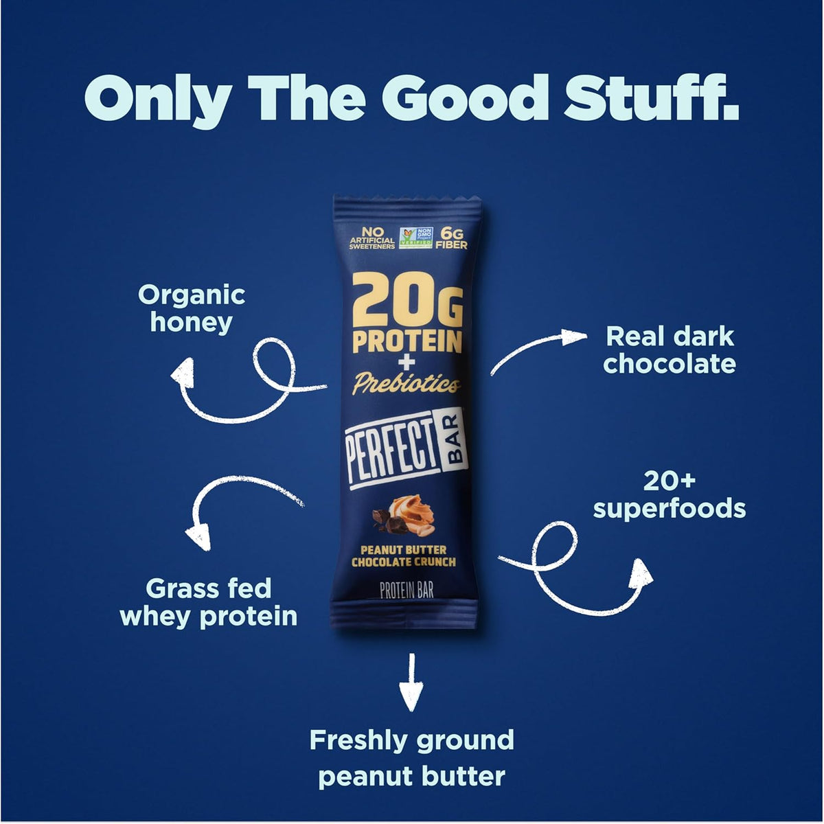 Perfect Bar Chocolate Peanut Butter Protein Bar – Gourmet Pantry Essential for the Discerning Health Enthusiast, Refrigerated Freshness