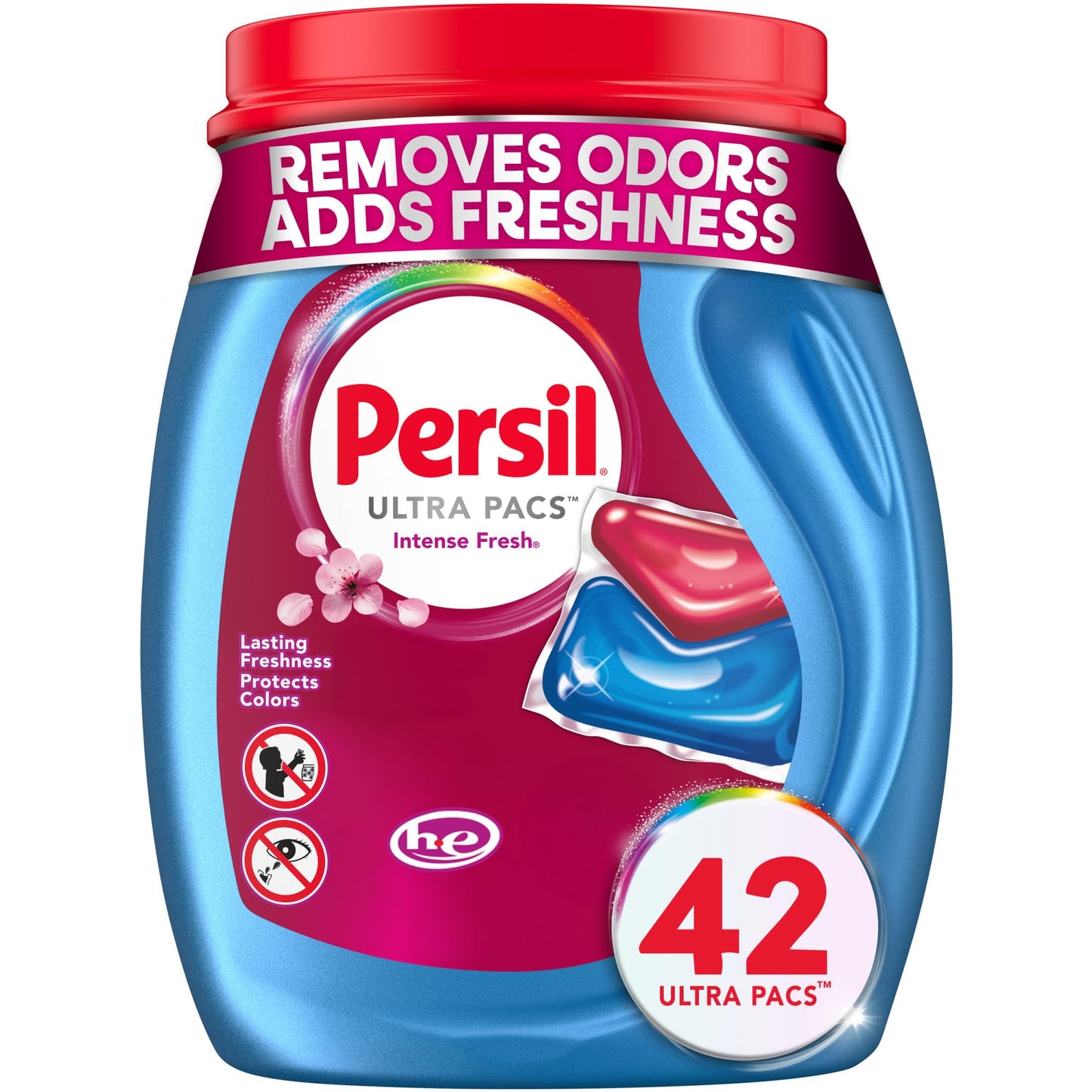 Persil Ultra Pacs Intense Fresh Laundry Detergent – Calming Laundry Ritual for Shared Household Mudroom, Premium Intense Fresh Scent 100 Pacs