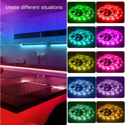 PHOPOLLO Smart LED Strip Lights – Christmas Gift for Daughter, Bedroom Aesthetic with Remote