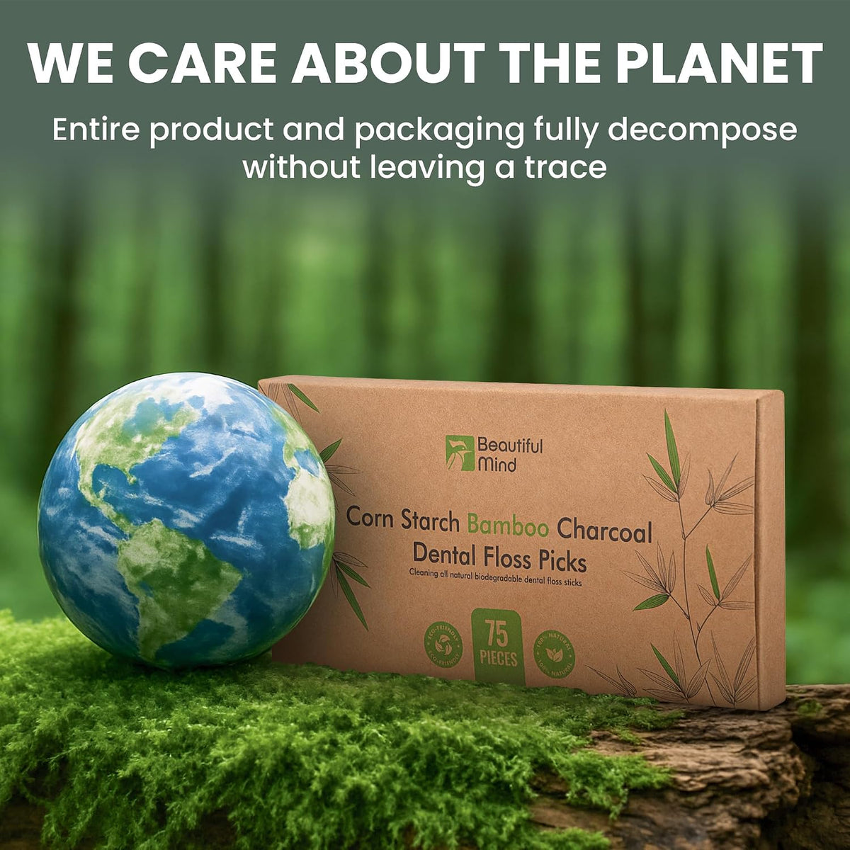 Plant-Based Dental Floss – Understated, Zero-Plastic Design for the Capsule Bathroom