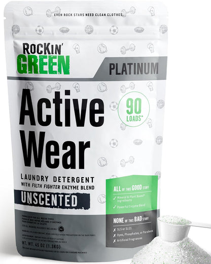 plant-based enzyme blend that targets sweat, body oils, and odor at the fiber level