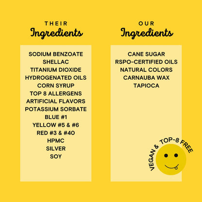 plant-derived, organic, dye-free coloring