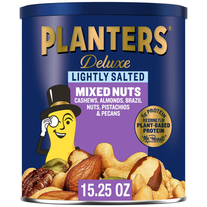 PLANTERS Plant Protein Nut Blend – Holiday Host Gift Basket Staple for Cocktail Party Buffets and Game Nights