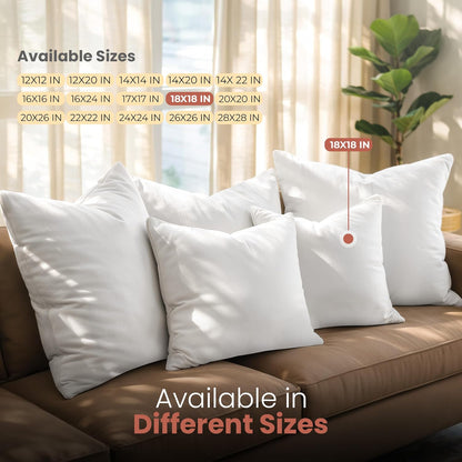 plush firmness rated for multi-position support and decorative fluff