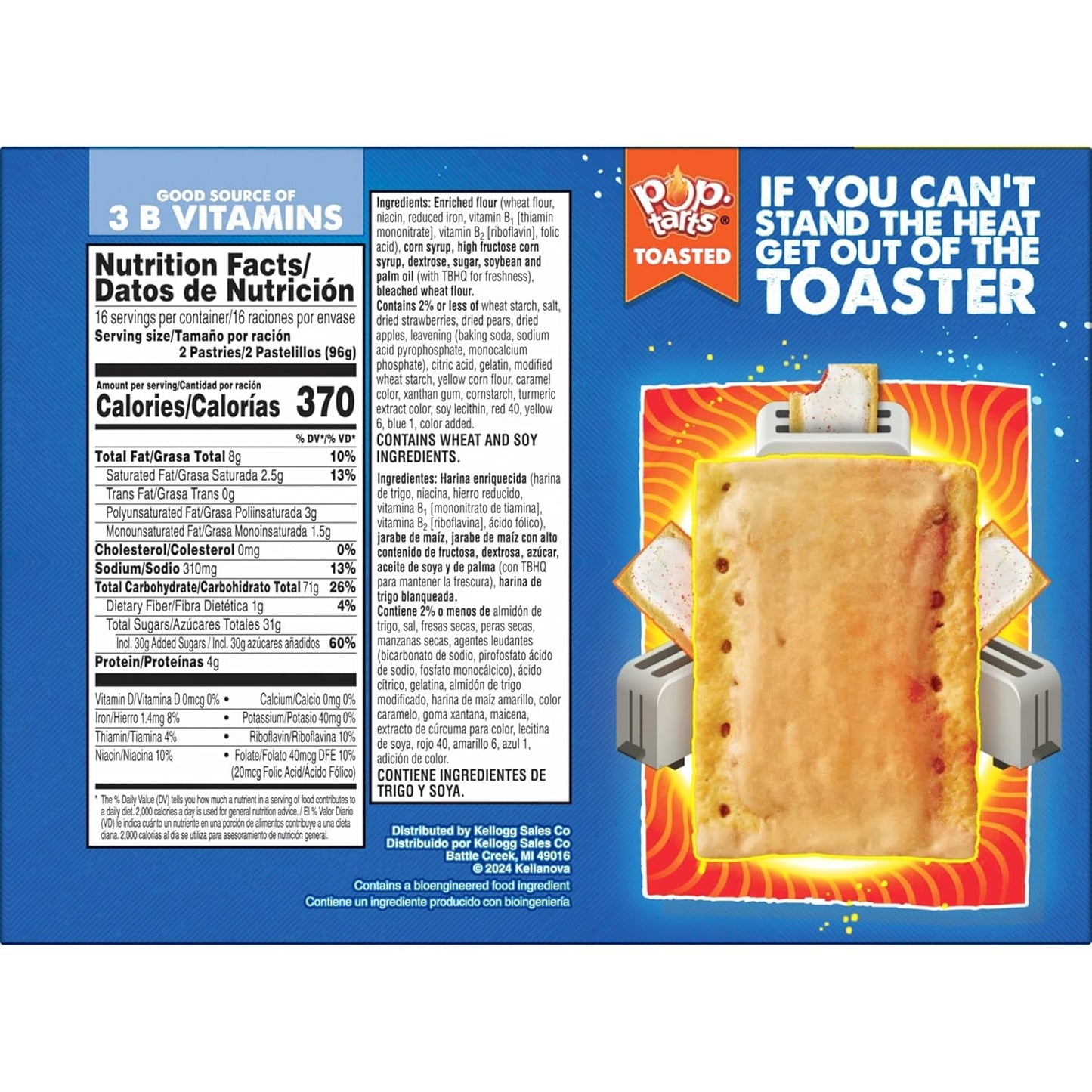 Pop-Tarts Frosted Strawberry Toaster Pastries 32ct – Easy After-Dinner Dessert to Scoop Over Ice Cream