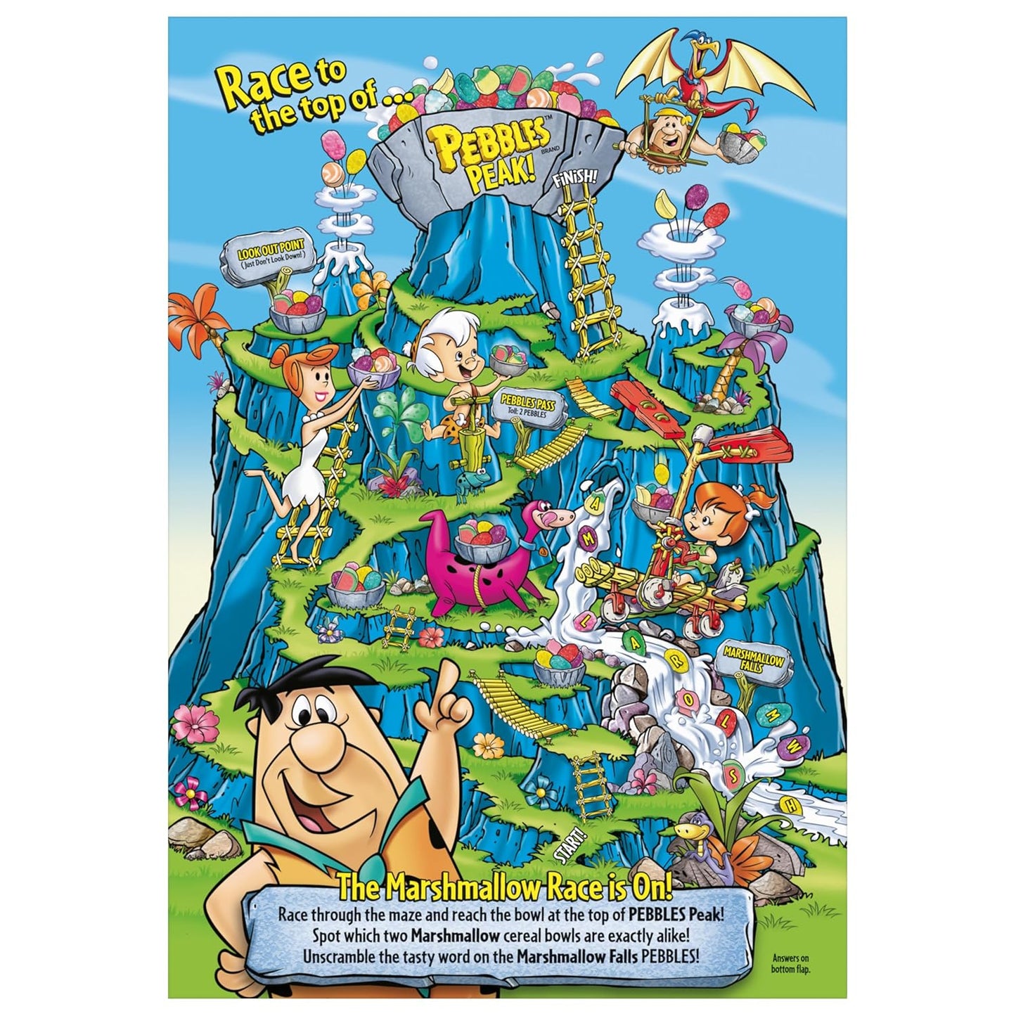 Post Fruity PEBBLES Marshmallow Cereal – Housewarming Treat Box for Childhood Best Friend
