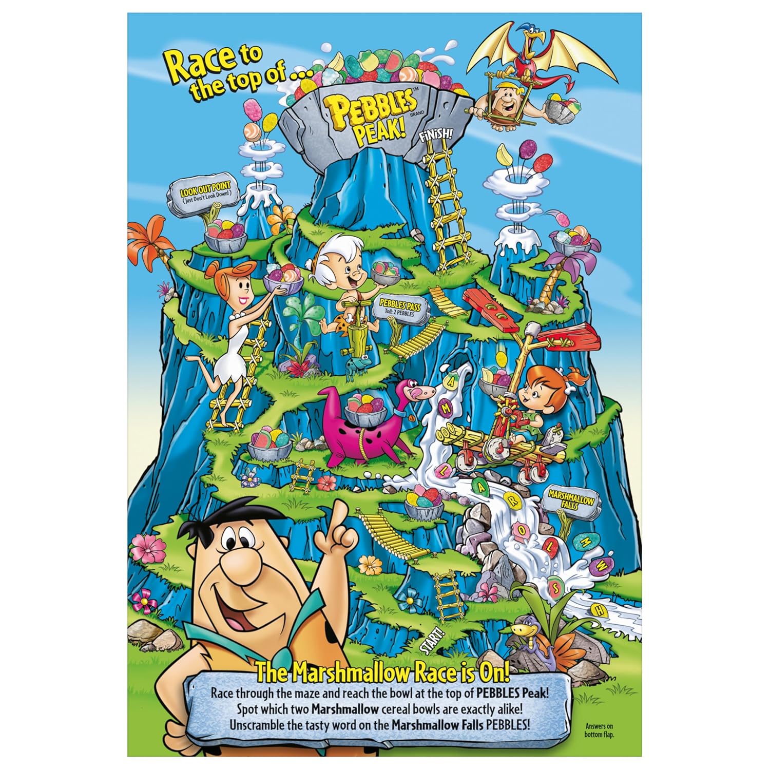 Post Fruity PEBBLES Marshmallow Cereal – Housewarming Treat Box for Childhood Best Friend