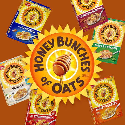 Post Honey Bunches of Oats with Almonds Cereal – Kid-Friendly Breakfast Blend for the Family Table
