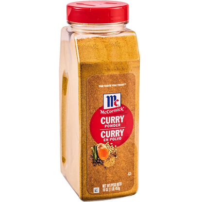 pre-blended mix of 11 herbs and spices (coriander, fenugreek, turmeric, cumin, black pepper, bay leaves, celery seed, nutmeg, cloves, onion, red pepper, ginger)
