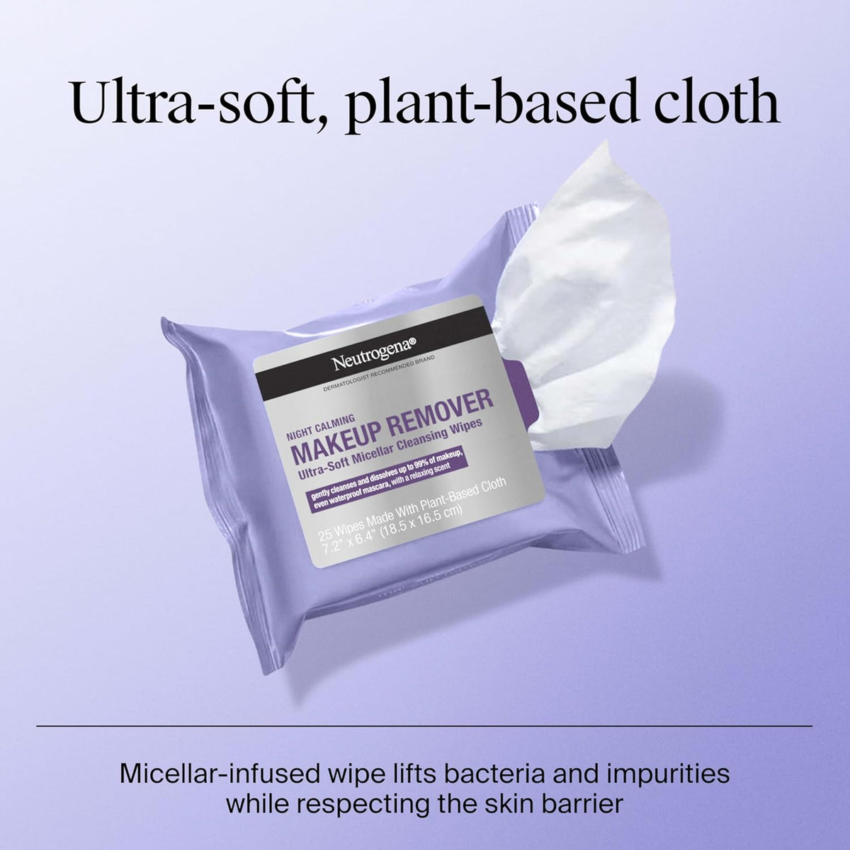 pre-moistened, no-rinse format with calming bedtime fragrance