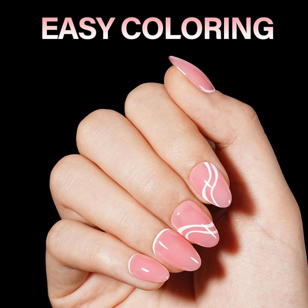 pre-shaped half-matte inner surface requiring no filing or surface prep