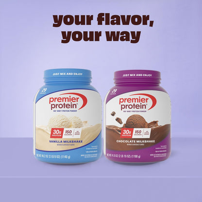 Premier Protein Powder – Vanilla Whey Blend, Practical Birthday Gift for Mom Who Tracks Macros and Loves Smoothies
