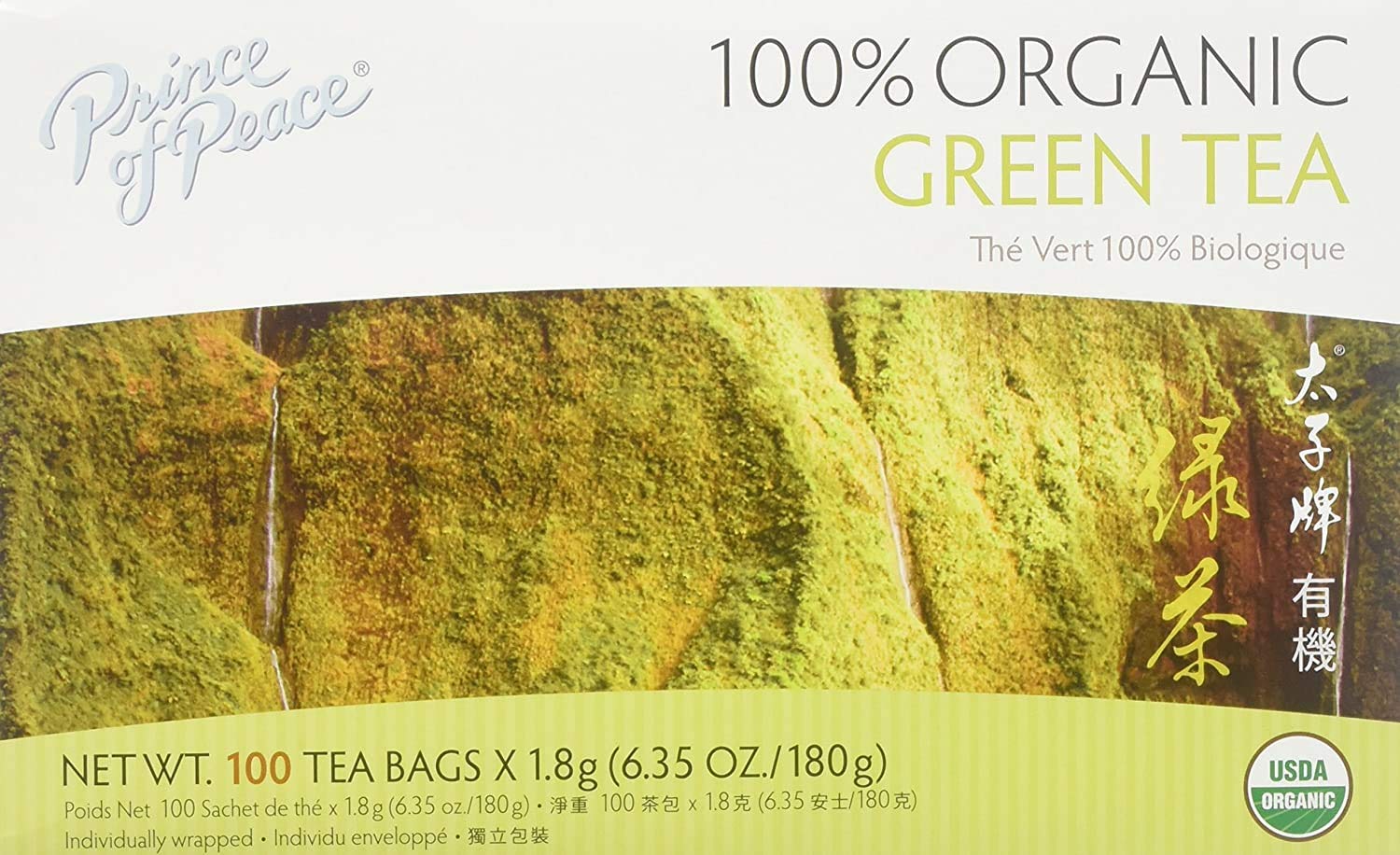 Prince of Peace Organic Green Tea, 100 ct – Heartfelt Valentine's Day Gift for Her and Wellness-Obsessed Friends