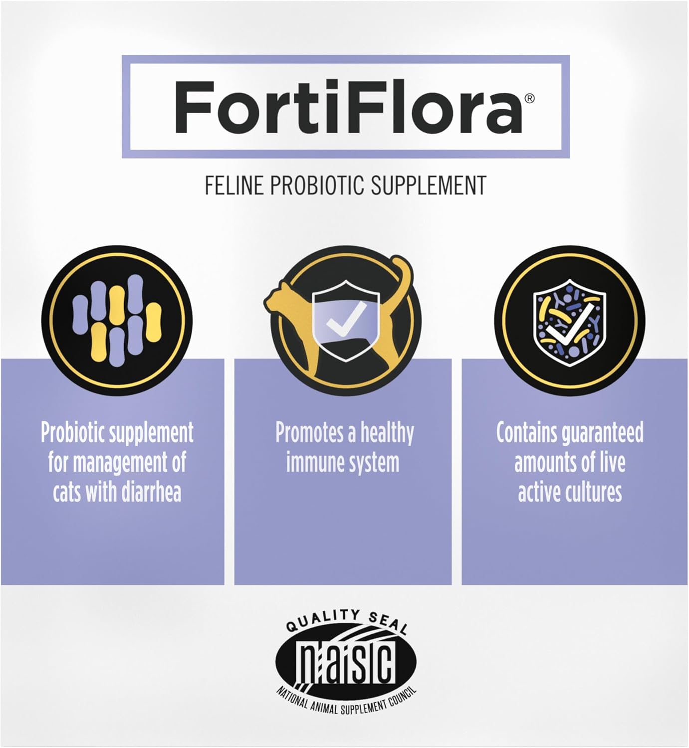 Pro Plan Veterinary Supplements FortiFlora Feline Probiotic Powder – Stress-Free, Pilling-Free Digestive Safety for Cats Recovering from Antibiotic Treatment