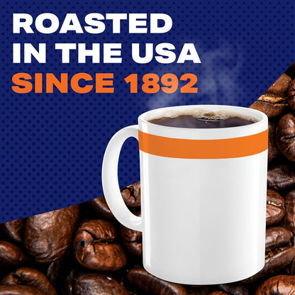 product line spans 11+ roast profiles (original, master blend, colombian, french, dark, dark silk, gourmet, house blend, smooth bold, intense bold, morning boost, breakfast blend, unflavored)