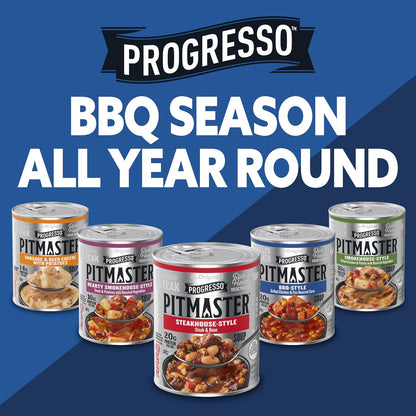 Progresso Pitmaster Steakhouse Style Soup – Hearty Gluten Free Option for Celiac and Gluten-Sensitive Diets