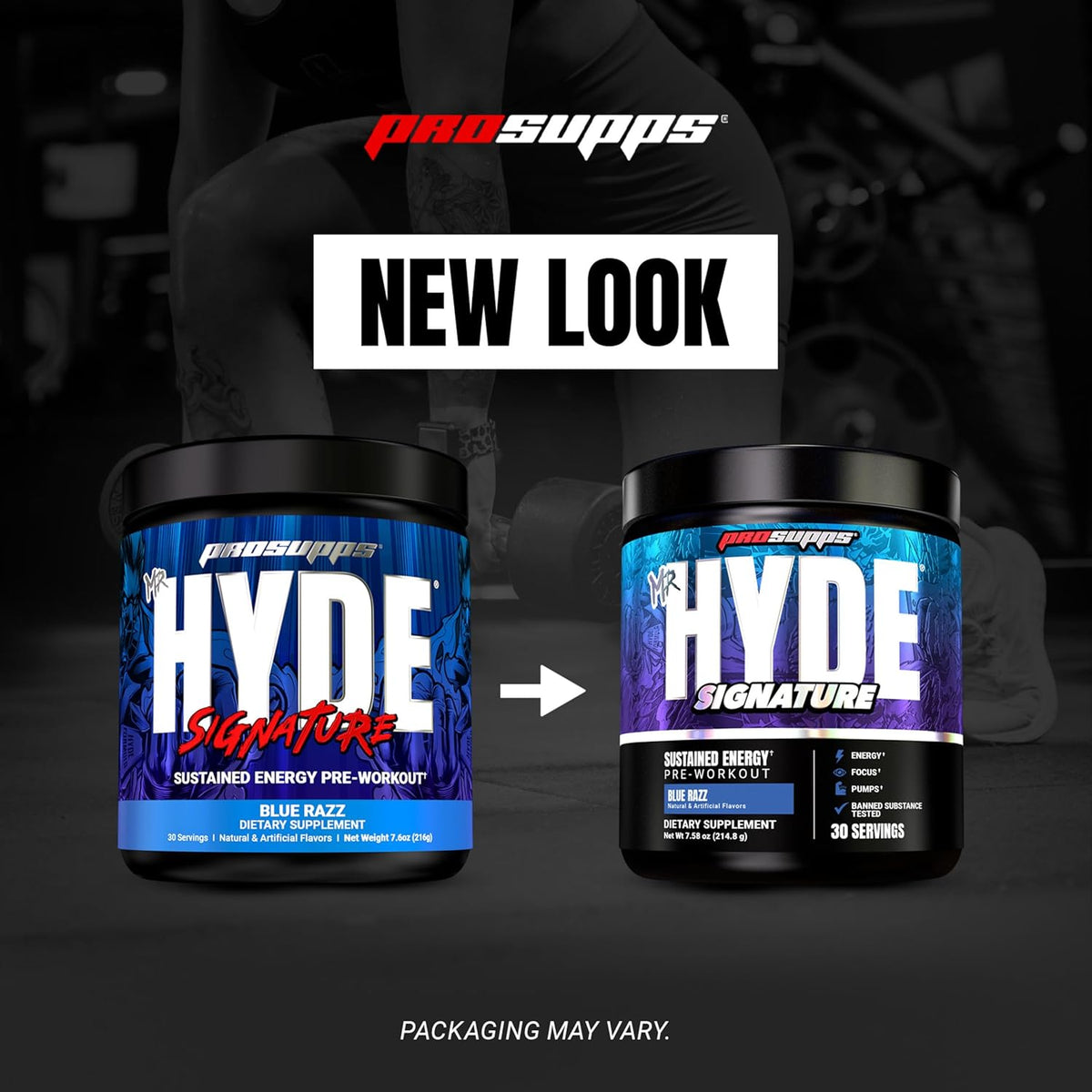 PROSUPPS Mr. Hyde Signature Pre-Workout Formula for Wellness Focused Athletes, Daily Training Fuel