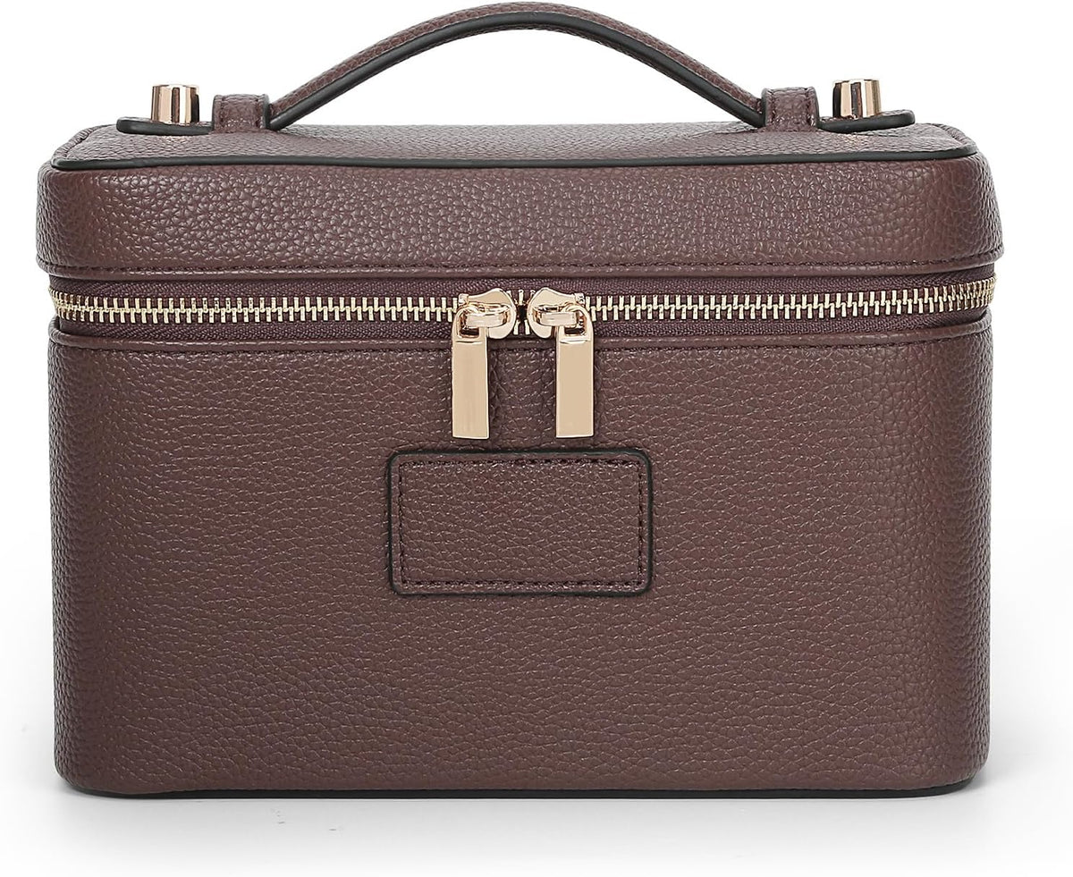pu (faux) leather exterior with waterproof and easy-clean surface