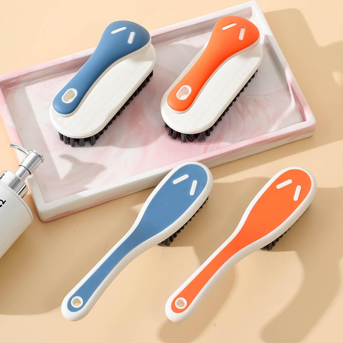 PureClean Shoe and Laundry Brush Combo – Useful Holiday Gift for College Students and Sneaker Lovers