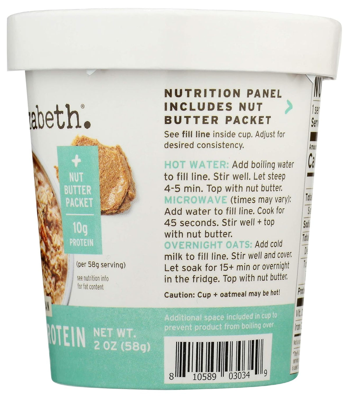 purely elizabeth Collagen Protein Oats Vanilla Pecan – Backpacking Breakfast with No Cleanup
