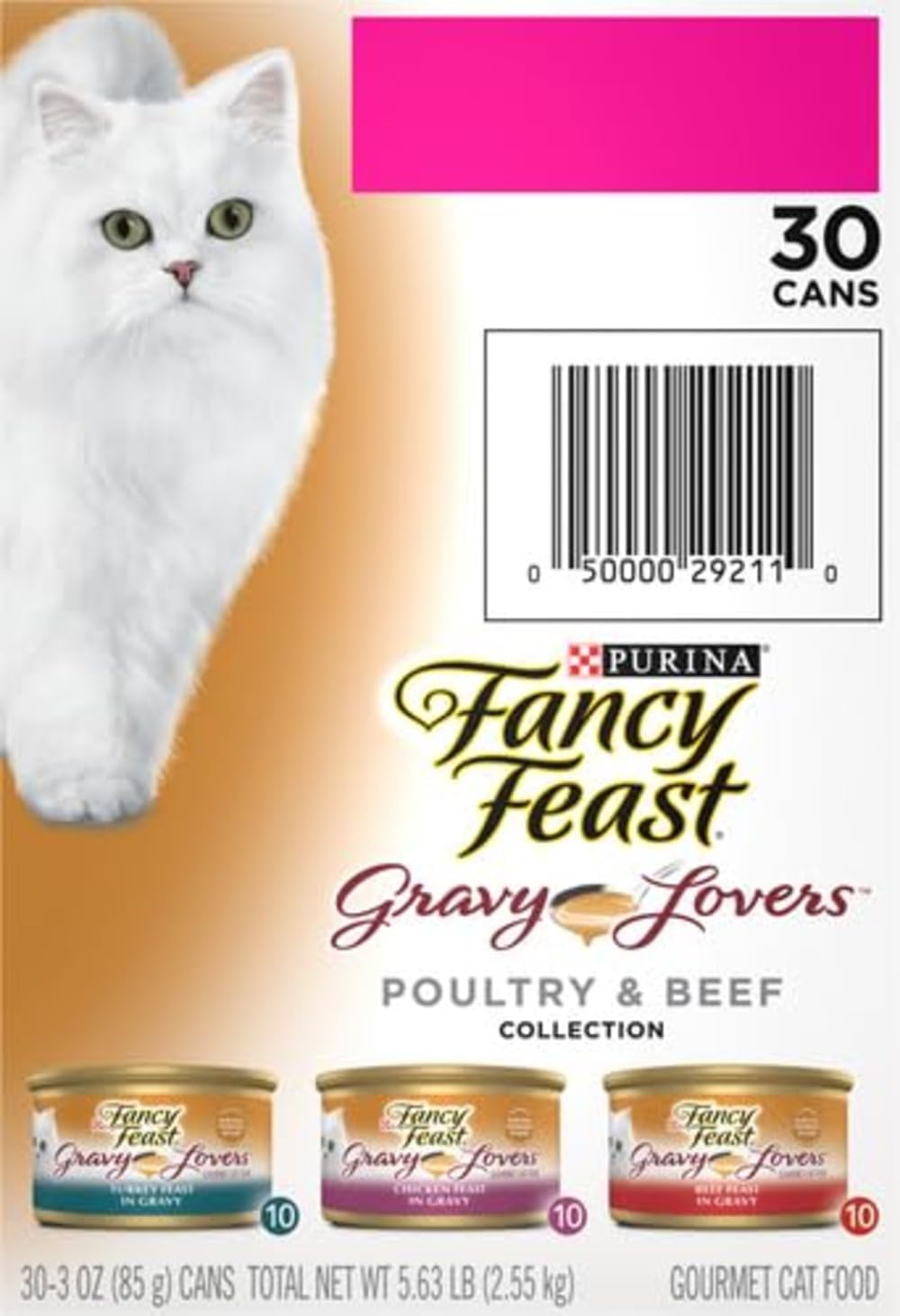 Purina Fancy Feast Gravy Lovers Variety Pack – Slow-Cooked Wet Cat Food for Hydration-Focused Daily Wellness and Appetite Care