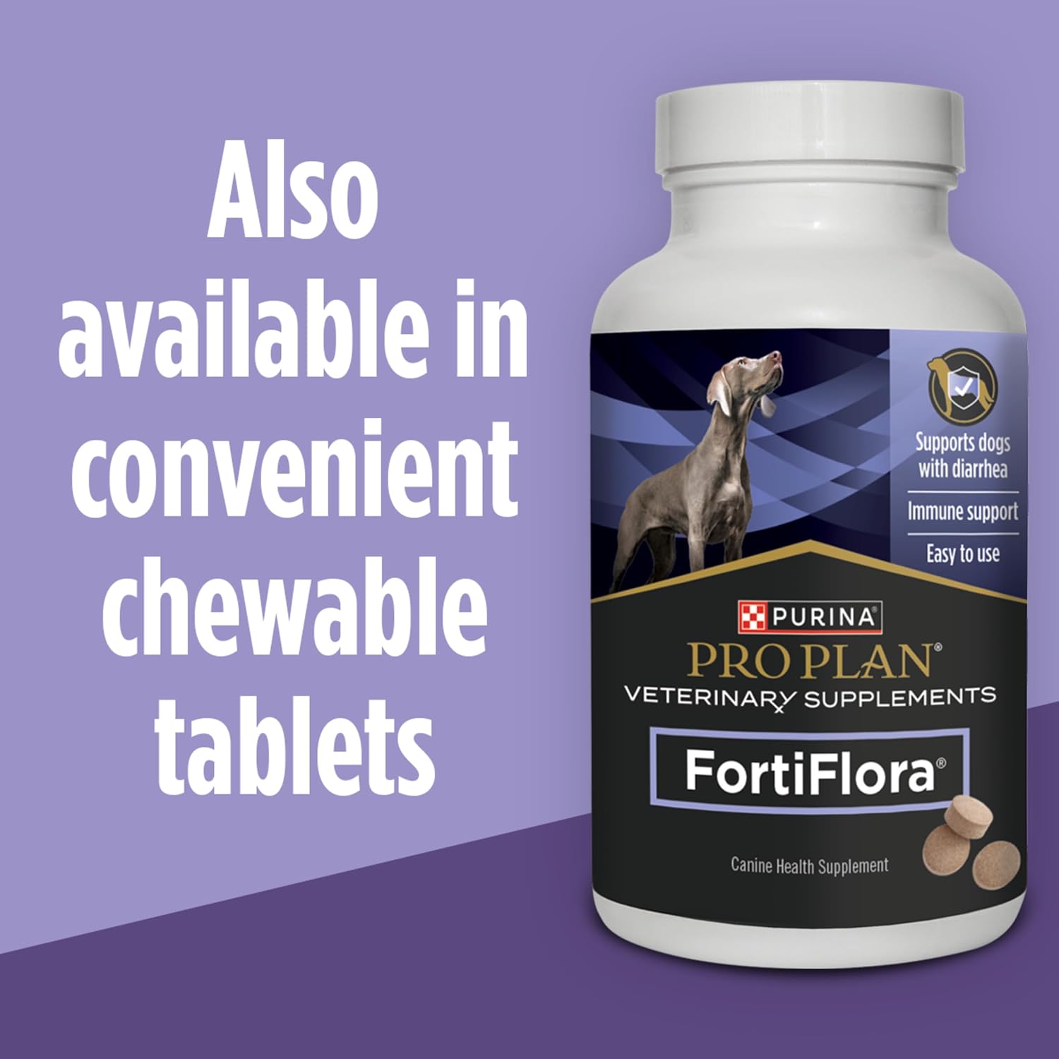 Purina Pro Plan FortiFlora Probiotic for Dogs – Clean, Powder-Only Formula with No Pills or Harsh Additives