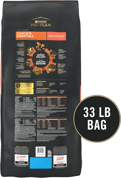 Purina Pro Plan High-Protein Salmon Formula Holiday Gift for Picky Eater Pets, 33 lb. Bag