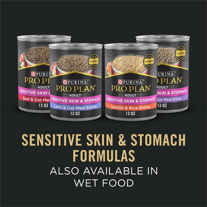 Purina Pro Plan Sensitive Skin and Stomach Dog Food Dry – Adult Salmon & Rice Formula, Limited Ingredient Sensitive Diet