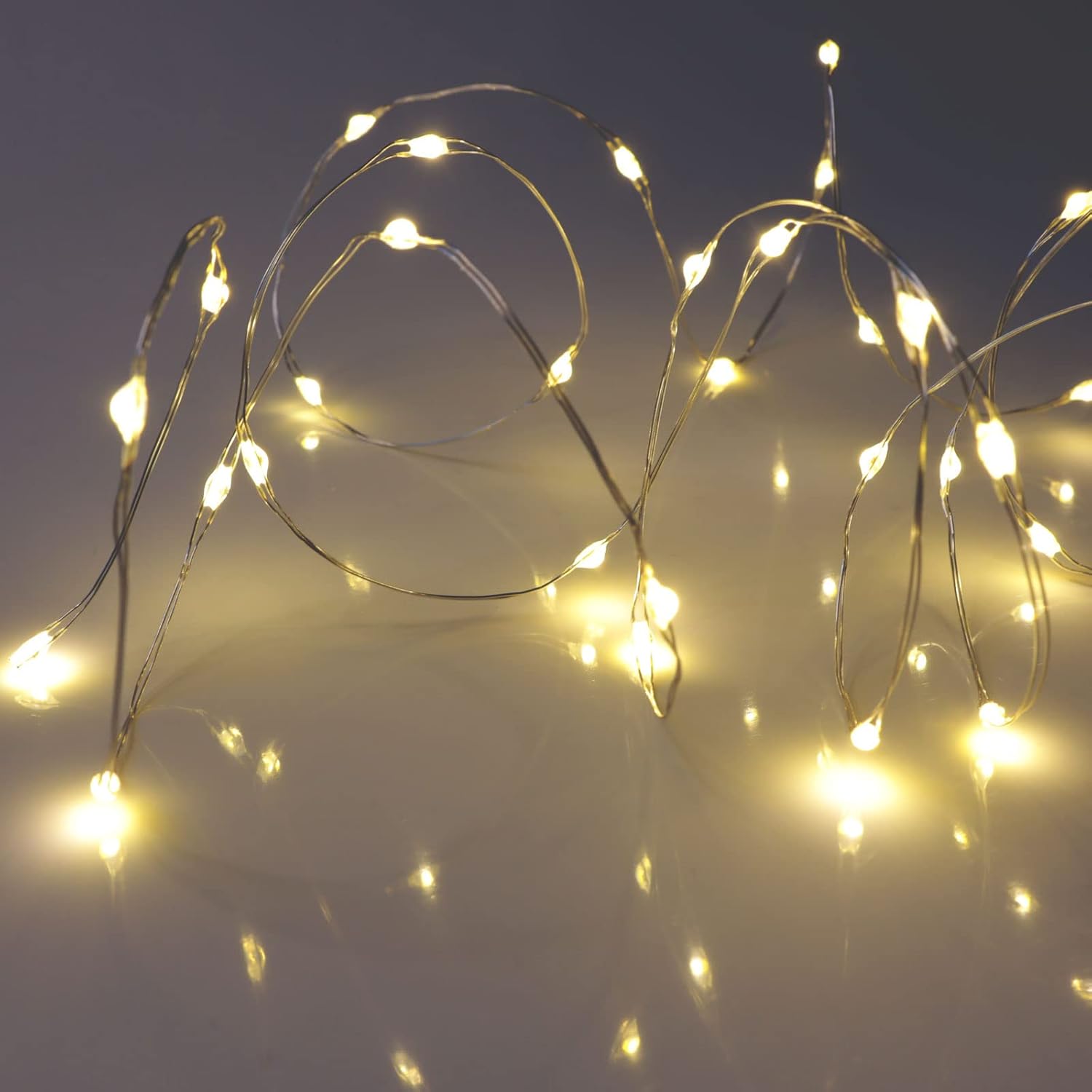 QBIS Micro LED String Lights for Playroom and Bedroom – Cool to Touch, Battery Powered, Parent-Approved Kids Decor