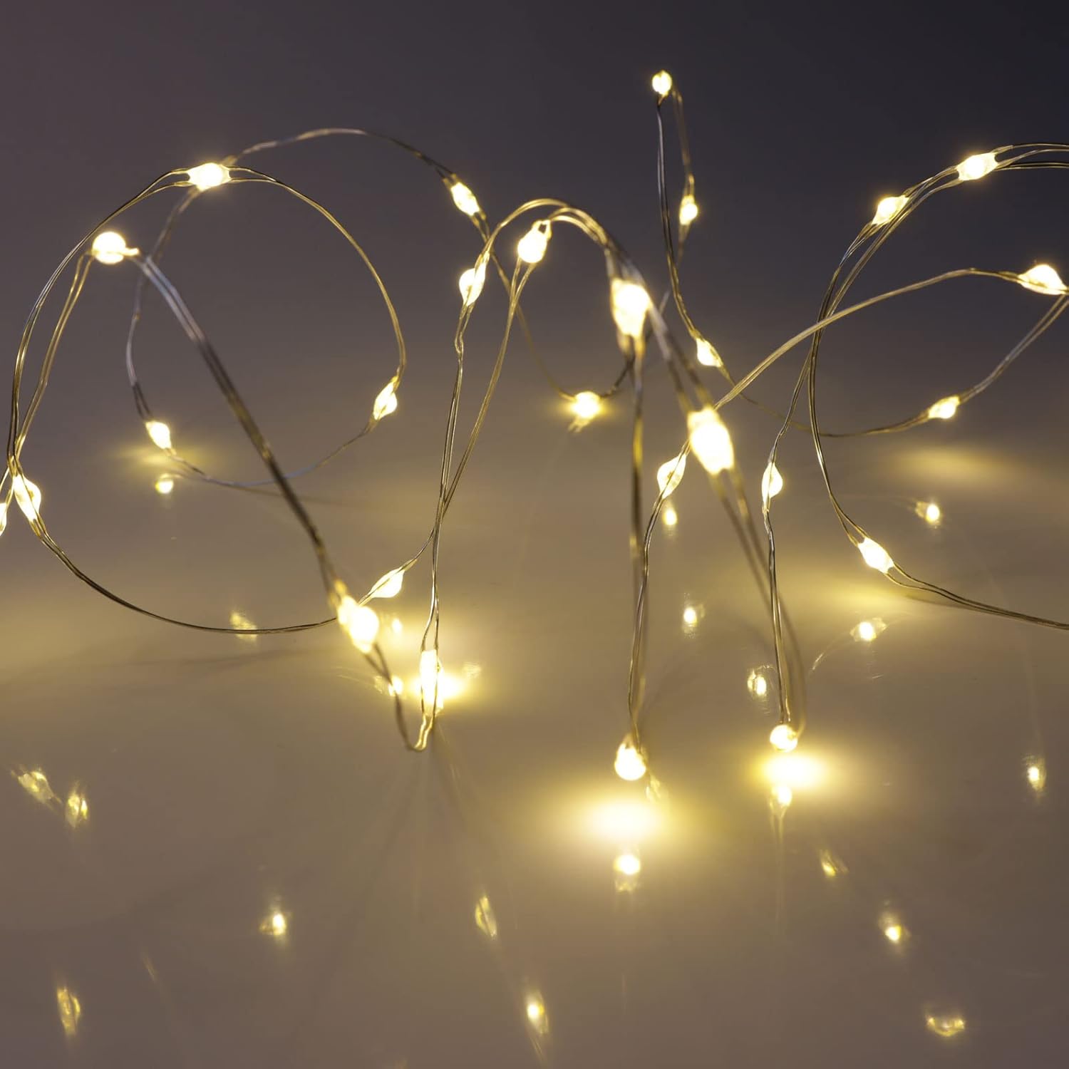 QBIS Micro LED String Lights for Playroom and Bedroom – Cool to Touch, Battery Powered, Parent-Approved Kids Decor