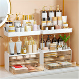 StorBin 5-Tier Drawer Tower – Study Room Organizer for Notes, Pens, and Beauty Essentials, Tool-Free Setup