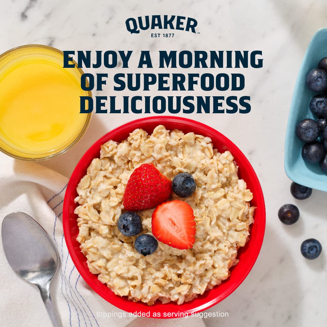 Quaker Immunity Instant Oatmeal – Workplace Breakroom Commuter Bag Meal, 3 Flavor Variety Pack Ready in Under Two Minutes