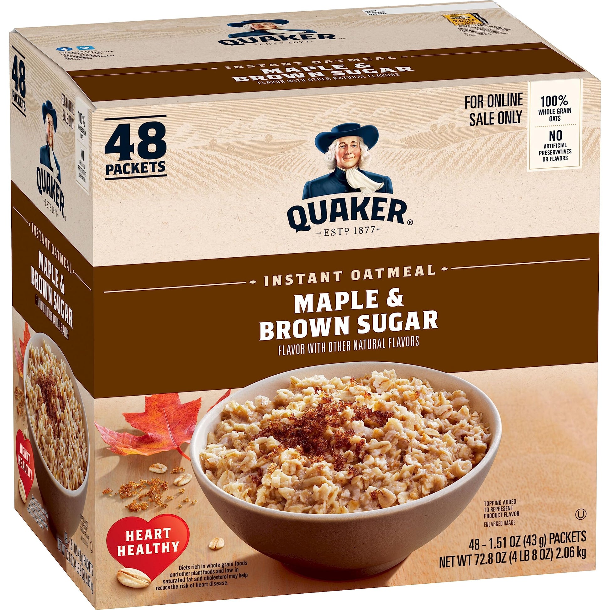 Quaker Immunity Instant Oatmeal – Workplace Breakroom Commuter Bag Meal, 3 Flavor Variety Pack Ready in Under Two Minutes