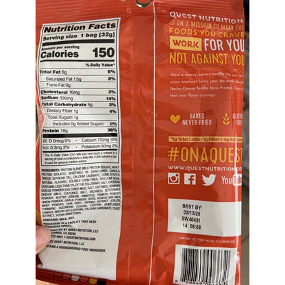 Quest Nutrition Chili Lime Baked Protein Chips – Portable Protein Pack for Commute and Conference Fueling