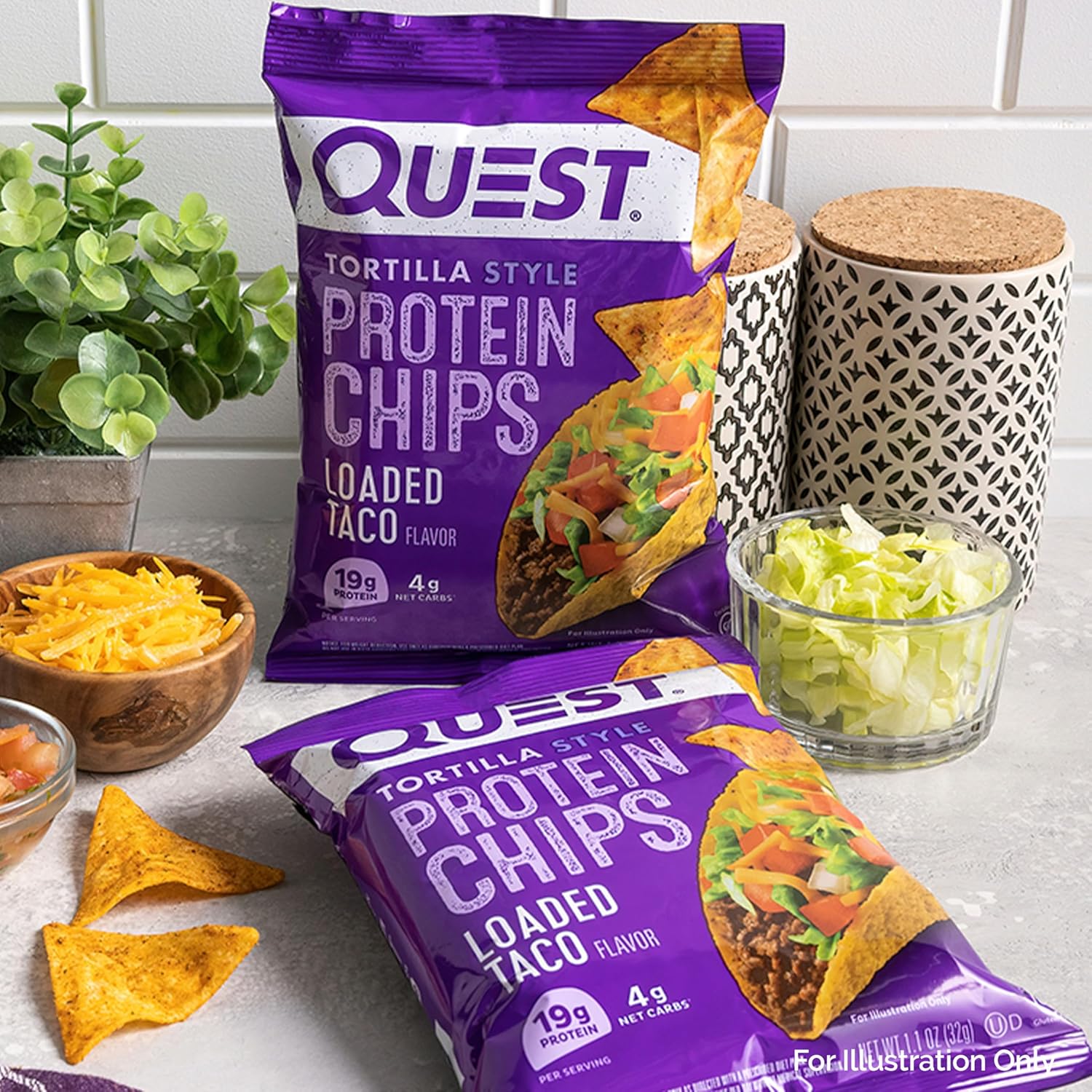 Quest Nutrition Chili Lime Baked Protein Chips – Practical Valentine's Day Gift for Fitness Enthusiasts