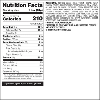 Quest Nutrition Overload Protein Bars – Individually Wrapped Bars for Clean, Contact-Free Snacking, 12-Count