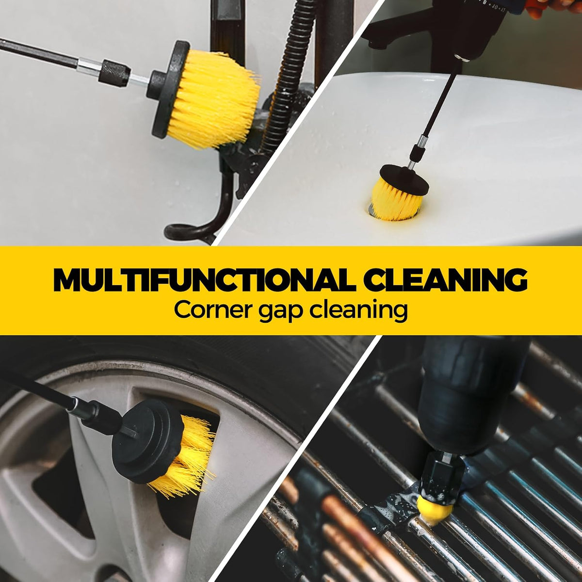 quick-connect attachment compatible with any standard cordless drill (not included)