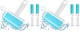 Blue - 1M-2S (Pack of 2)