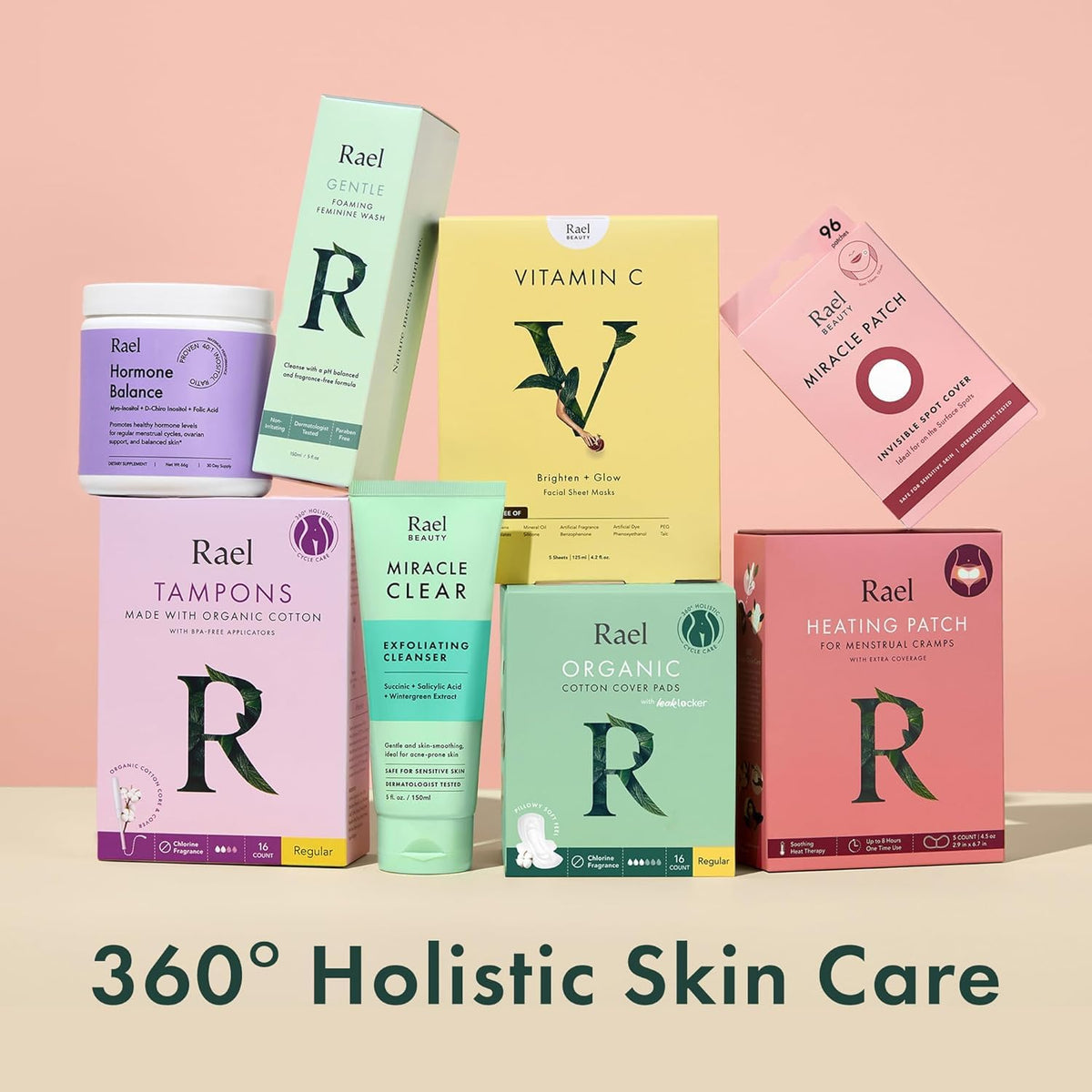 Rael Miracle Spot Cover – Gentle Sensitive-Skin Blemish Treatment for Teen Bedroom, Hypoallergenic Acne Patches